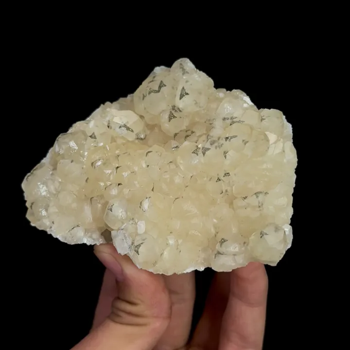Natural Yellow Calcite and Pyrite, Mineral Specimen:Daye,Hubei (95*80*30MM) - image 7