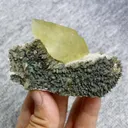 Natural Yellow Calcite and Pyrite Symbiosis comes from Daye,Hubei 80*45*35MM - image 6