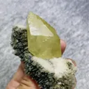 Natural Yellow Calcite and Pyrite Symbiosis comes from Daye,Hubei 80*45*35MM - image 2