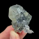 Natural Yellow Calcite and Stibnite, Mineral Specimen:Fujian,China (30*45*40MM) - image 2
