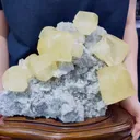 Natural Yellow Calcite comes from Fujian,China 250*190*240MM - image 2