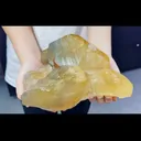 Natural Yellow Calcite comes from Fujian,China 270*200*100MM - image 1