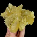 Natural Yellow Calcite, Mineral Specimen: Daye,Hubei (105*85*55MM) - image 1