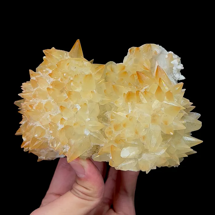 Natural Yellow Calcite, Mineral Specimen:Daye,Hubei (130*85*55MM) image