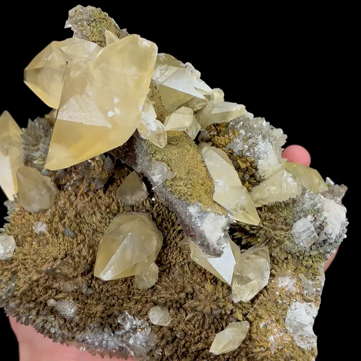 Natural Yellow Calcite, Mineral Specimen:Daye,Hubei (160*120*105MM) - image 3