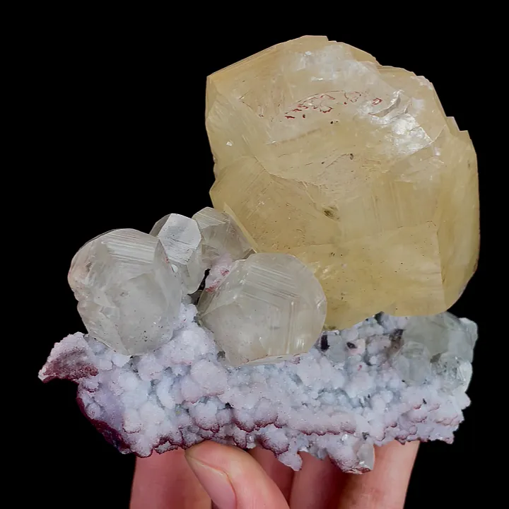 Natural Yellow Calcite, Mineral Specimen:Fujian,China (105*90*75MM) - image 3
