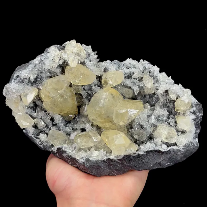 Natural Yellow Calcite, Mineral Specimen:Fujian,China (180*105*90MM) - image 5
