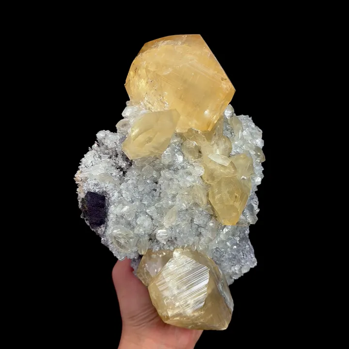 Natural Yellow Calcite, Mineral Specimen:Fujian,China (230*170*100MM) - image 6