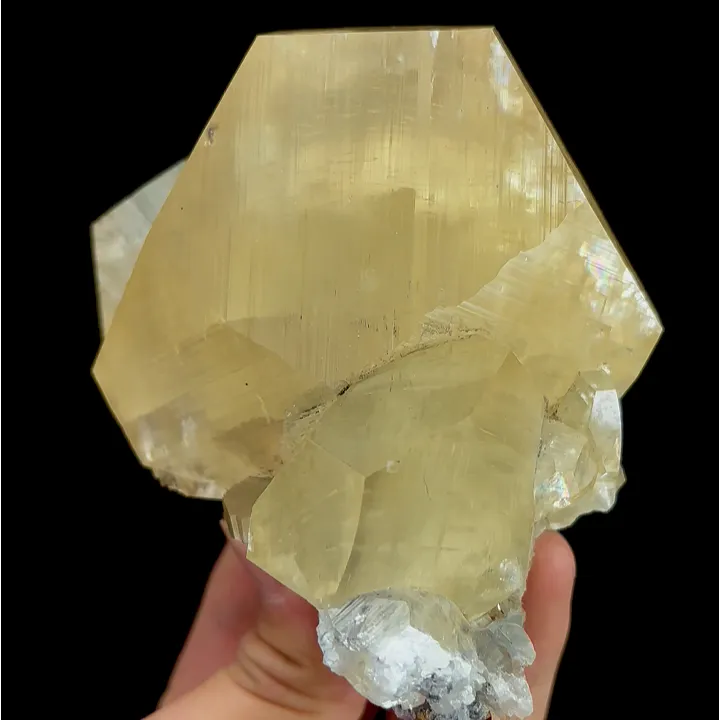 Natural Yellow Calcite, Mineral Specimen:Fujian,China (95*120*75MM) image