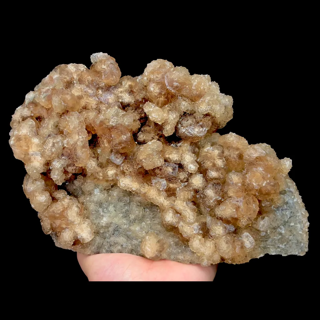 Natural Yellow Calcite Mineral Specimen,High Quality Specimen,XIANGHUALING,HUNAN,CHINA(270*180*45mm) image