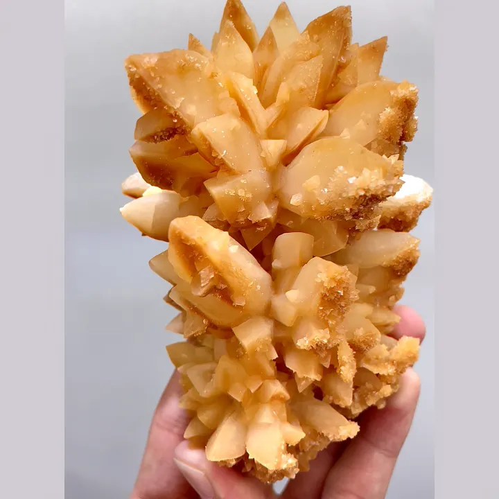 Natural Yellow Calcite, Mineral Specimen:Wenshan,Yunnan (80*125*60MM) - image 6