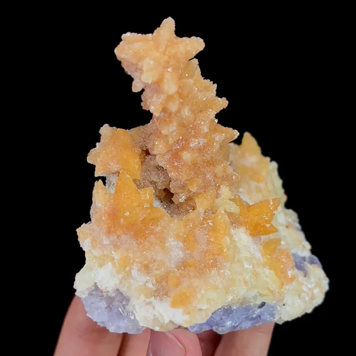 Natural Yellow Calcite, Mineral Specimen:Yunnan,China (100*70*60MM) - image 2