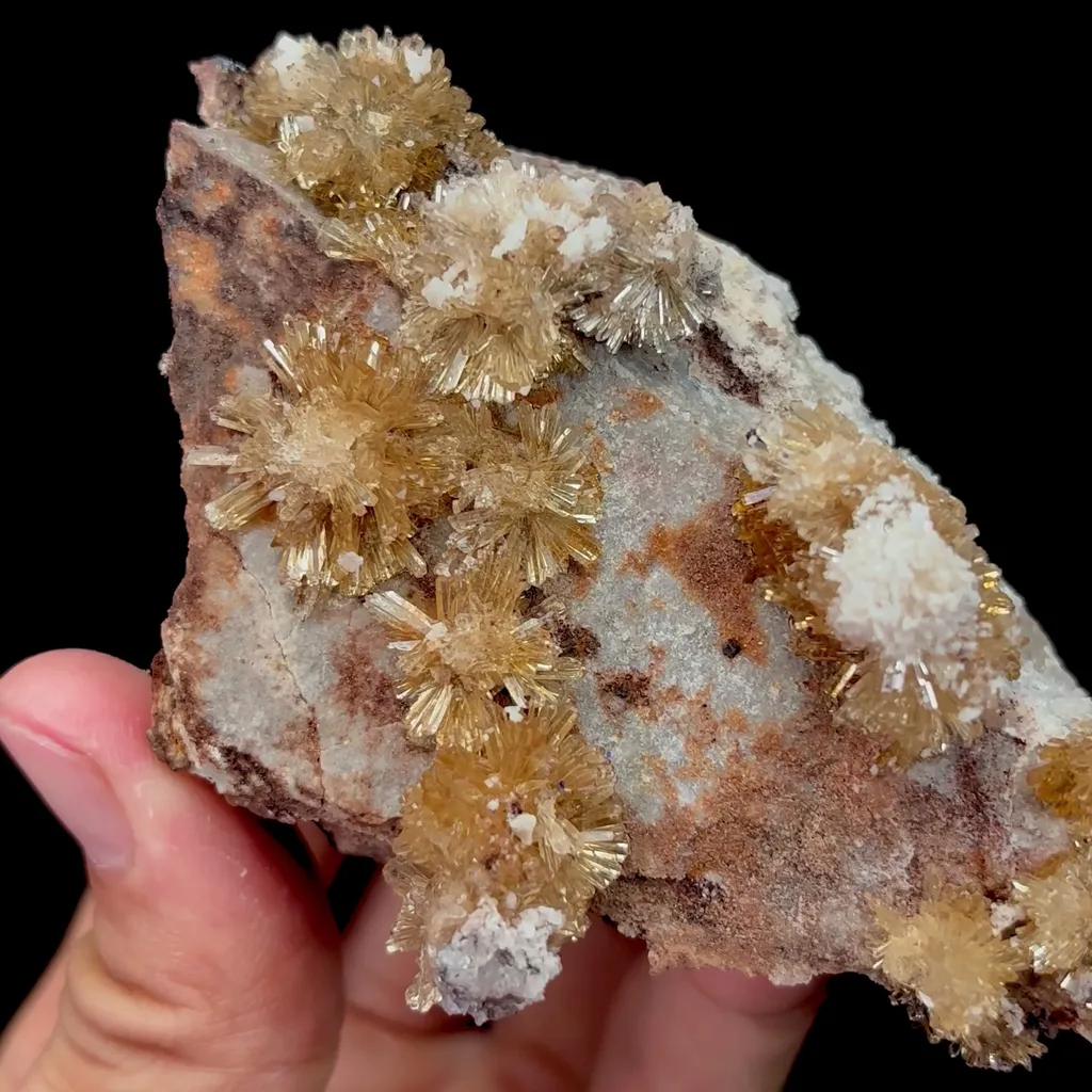Natural Yellow Creedite Mineral Specimen,High Quality Specimen,GUIZHOU,CHINA(110*57*31mm) - image 2