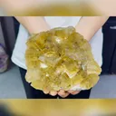 Natural Yellow Cubic Fluorite comes from Beijing,China 160*145*50MM - image 3