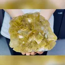 Natural Yellow Cubic Fluorite comes from Beijing,China 160*145*50MM - image 1