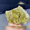 Natural Yellow Cubic Fluorite comes from Beijing,China 180*105*50MM - image 2