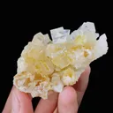 Natural Yellow Cubic Fluorite comes from Xianghualing,Hunan 70*50*25MM - image 3