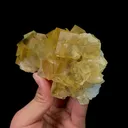 Natural Yellow Cubic Fluorite, Mineral Specimen:Beijing,China (115*75*40MM) - image 2