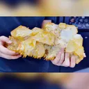 Natural Yellow Floral Calcite Clusters and Globular Pyrite Symbiosis comes from Yunnan 350*180*130MM - image 2