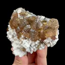 Natural Yellow Fluorite and Quartz Cluster, Mineral Specimen: Huanggangliang,Inner Mongolia (105*70*35MM) - image 3