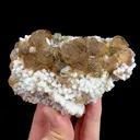 Natural Yellow Fluorite and Quartz Cluster, Mineral Specimen: Huanggangliang,Inner Mongolia (105*70*35MM) - image 4