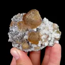 Natural Yellow Fluorite and Quartz, Mineral Specimen: Inner Mongolia,China (60*50*25MM) - image 6