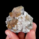 Natural Yellow Fluorite and Quartz, Mineral Specimen: Inner Mongolia,China (60*50*25MM) - image 3