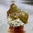 Natural Yellow Fluorite and Quartz Symbiosis comes from Beijing,China 100*75*30MM - image 3