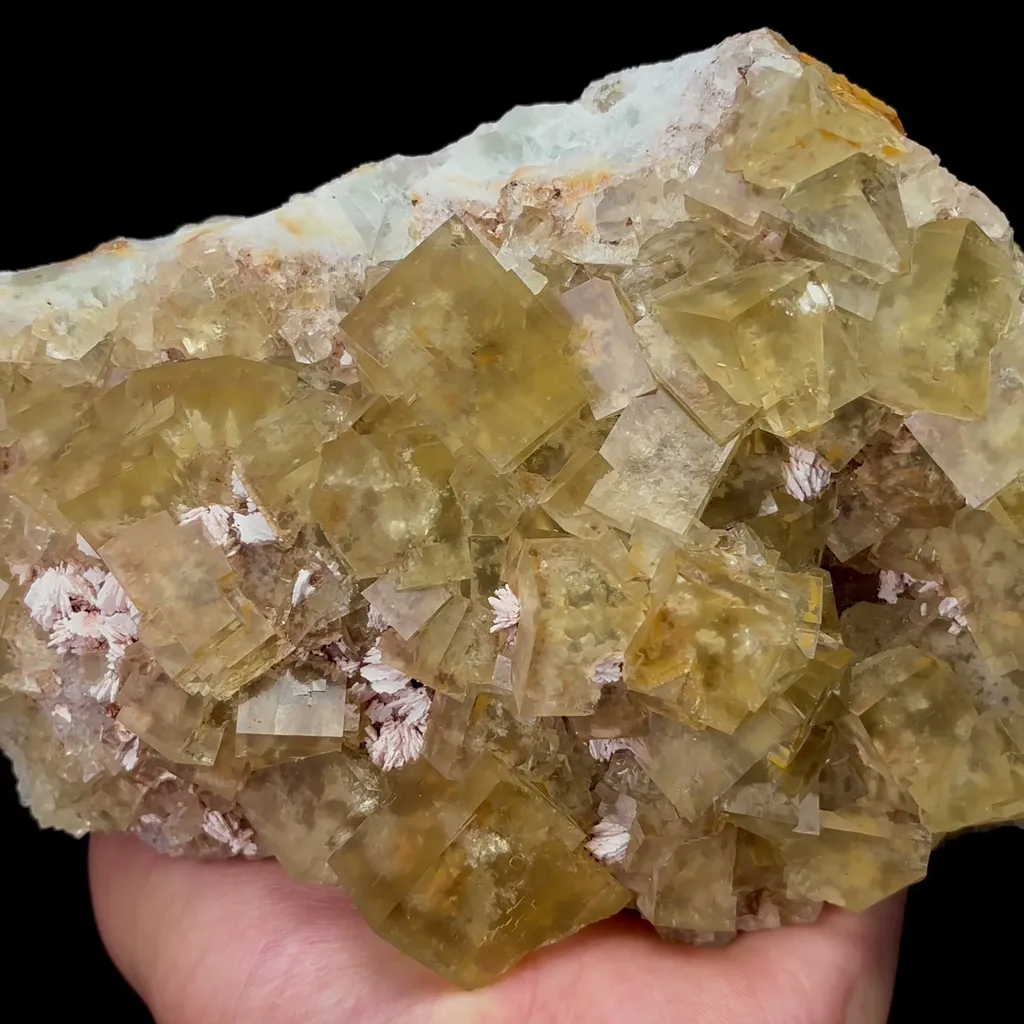 Natural Yellow Fluorite Mineral Specimen,High Quality Specimen,BEIJING,CHINA(180*111*54mm) - image 4