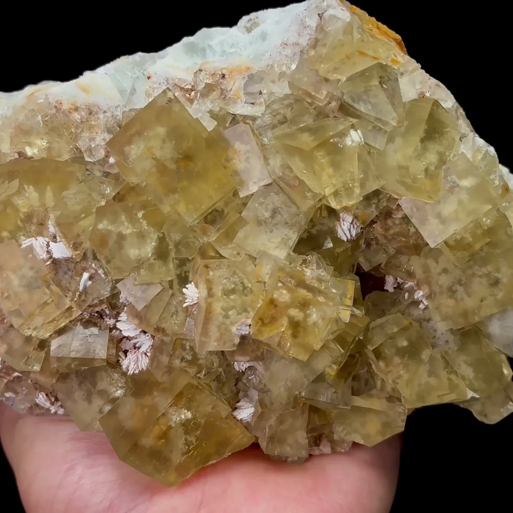 Natural Yellow Fluorite Mineral Specimen,High Quality Specimen,BEIJING,CHINA(180*111*54mm) - image 3
