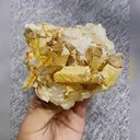 Natural Yellow Quartz comes from Jinlong,Guangdong  110*90*55MM - image 2
