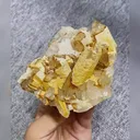 Natural Yellow Quartz comes from Jinlong,Guangdong  110*90*55MM - image 5