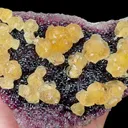 Natural Yellow Spherical Fluorite, Mineral Specimen: Zhejiang,China (160*110*40MM) - image 4