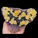 Natural Yellow Spherical Fluorite, Mineral Specimen: Zhejiang,China (160*110*40MM) - image 5