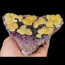 Natural Yellow Spherical Fluorite, Mineral Specimen: Zhejiang,China (160*110*40MM) - image 3