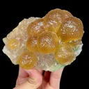 Natural Yellow Spherical Fluorite, Mineral Specimen:Beijing,China (120*85*60MM) - image 5