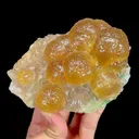 Natural Yellow Spherical Fluorite, Mineral Specimen:Beijing,China (120*85*60MM) - image 6