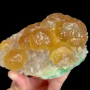 Natural Yellow Spherical Fluorite, Mineral Specimen:Beijing,China (120*85*60MM) - image 3