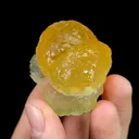 Natural Yellow Spherical Fluorite, Mineral Specimen:Beijing,China (35*40*25MM) - image 3