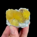 Natural Yellow Spherical Fluorite, Mineral Specimen:Beijing,China (50*40*25MM) - image 4