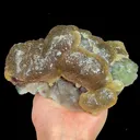 Natural Yellow Spherical Fluorite, Mineral Specimen:Beijing,China (90*160*75MM) - image 4