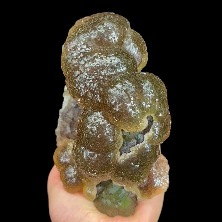 Natural Yellow Spherical Fluorite, Mineral Specimen:Beijing,China (90*160*75MM) - image 5