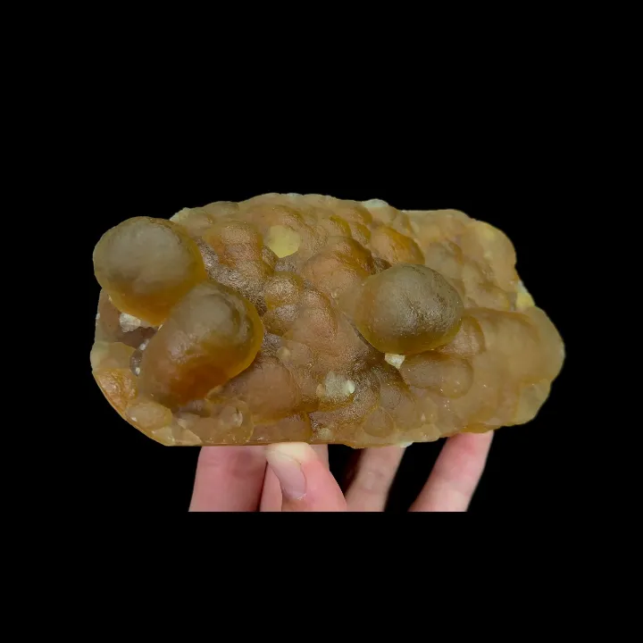 Natural Yellow Spherical Fluorite, Mineral Specimen:Zhejiang,China (150*85*35MM) - image 3