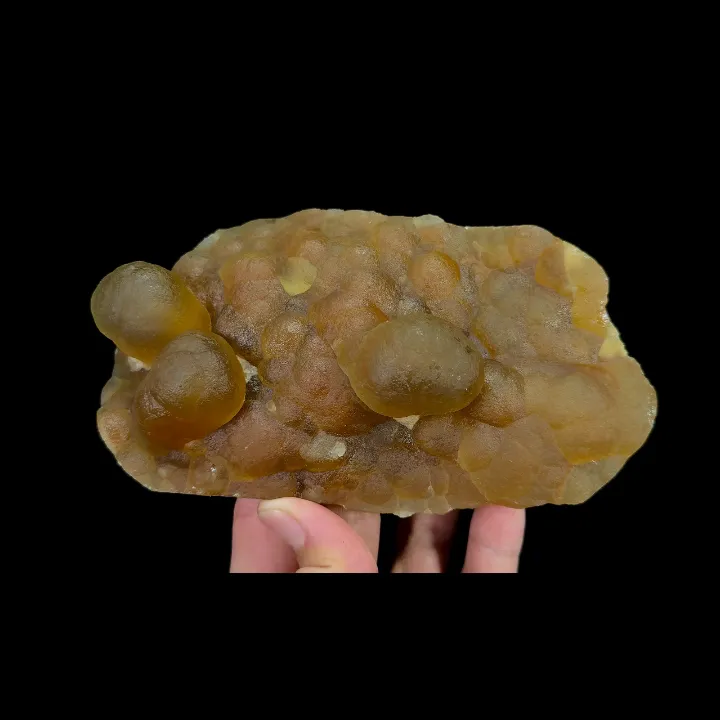 Natural Yellow Spherical Fluorite, Mineral Specimen:Zhejiang,China (150*85*35MM) - image 4