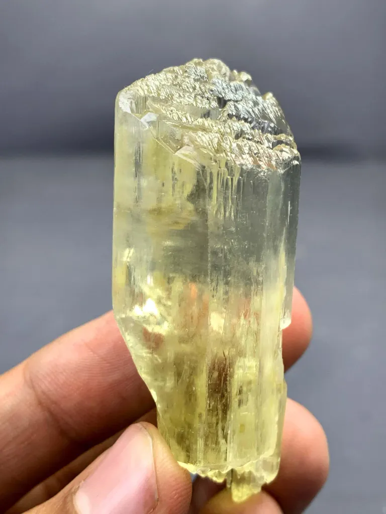 Natural Yellow Triphane Kunzite Crystal, Kunzite for collectors from Afghanistan - image 3