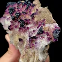 Natural Yttrium Fluorite and Calcite Mineral Specimen,High Quality Specimen,GUIZHOU,CHINA(130*70*40mm) - image 4
