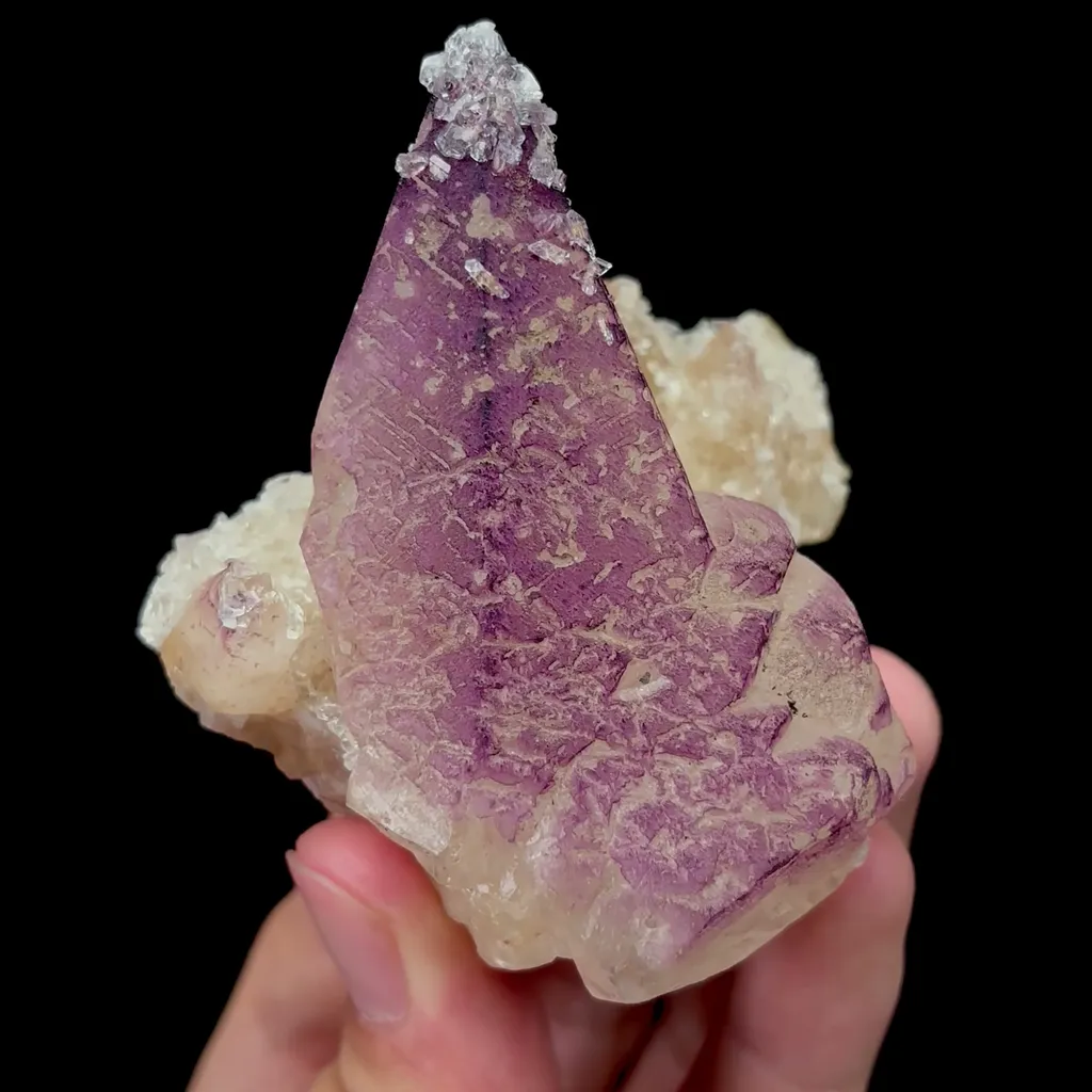 Natural Yttrium Fluorite and Calcite Mineral Specimen,High Quality Specimen,GUIZHOU,CHINA(60*70*35mm) - image 4