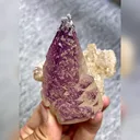 Natural Yttrium Fluorite and Calcite Symbiosis comes from Guizhou,China 60*70*35MM - image 4