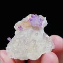 Natural Yttrium Fluorite and Gypsum, Mineral Specimen:Guizhou,China (30*40*15MM) - image 2