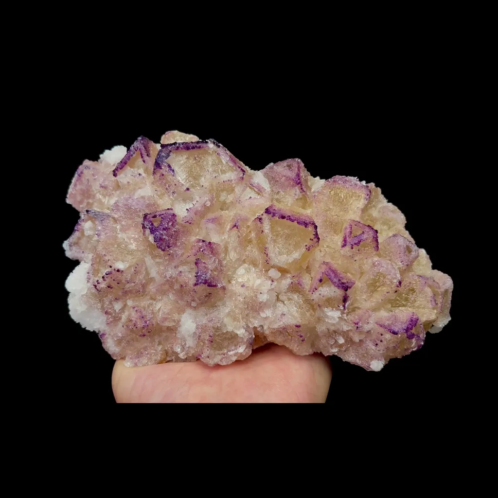 Natural Yttrium Fluorite and Gypsum Mineral Specimen,High Quality Specimen,GUIZHOU,CHINA(180*100*55mm) - image 4